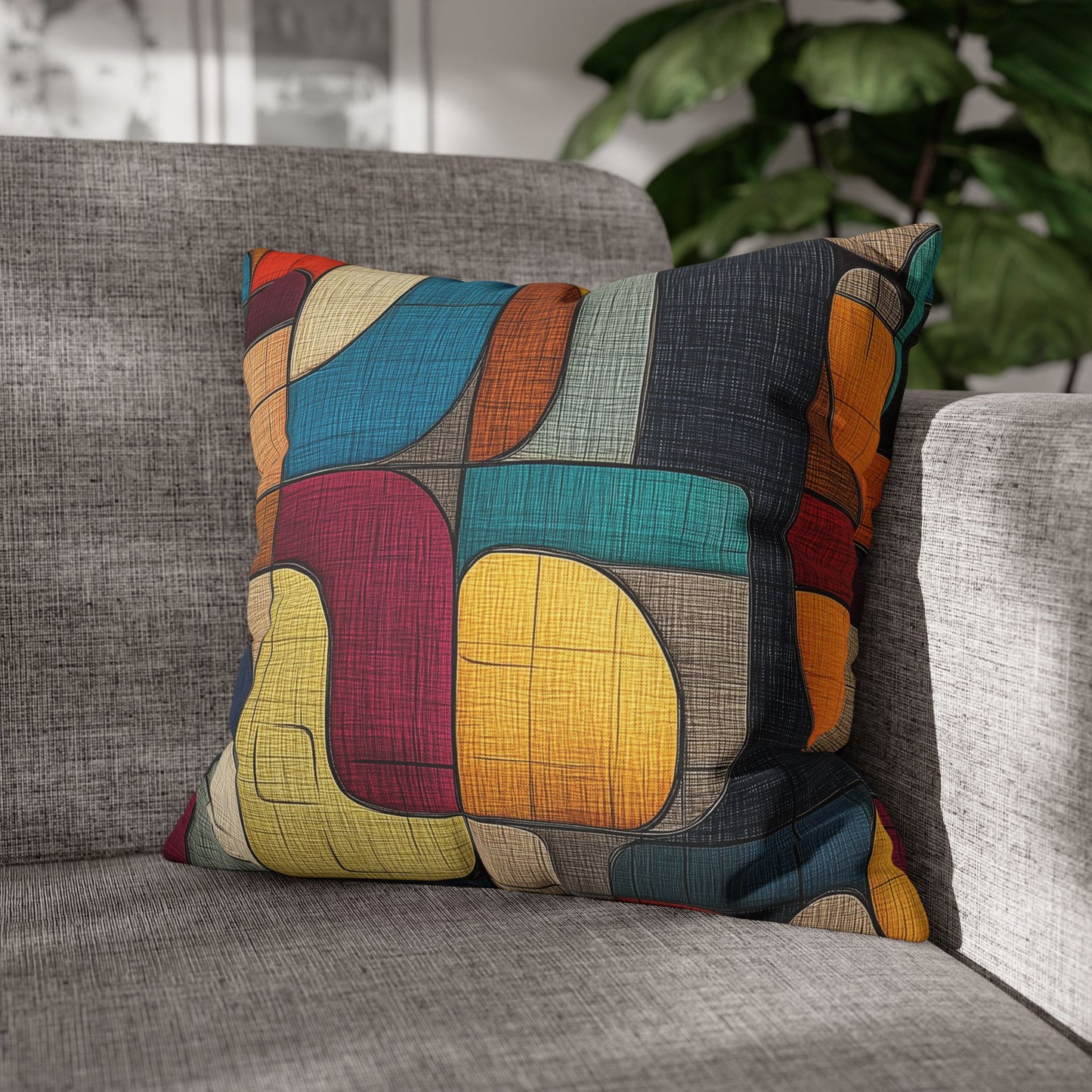 Urban Tapestry - Square Polyester Pillowcase