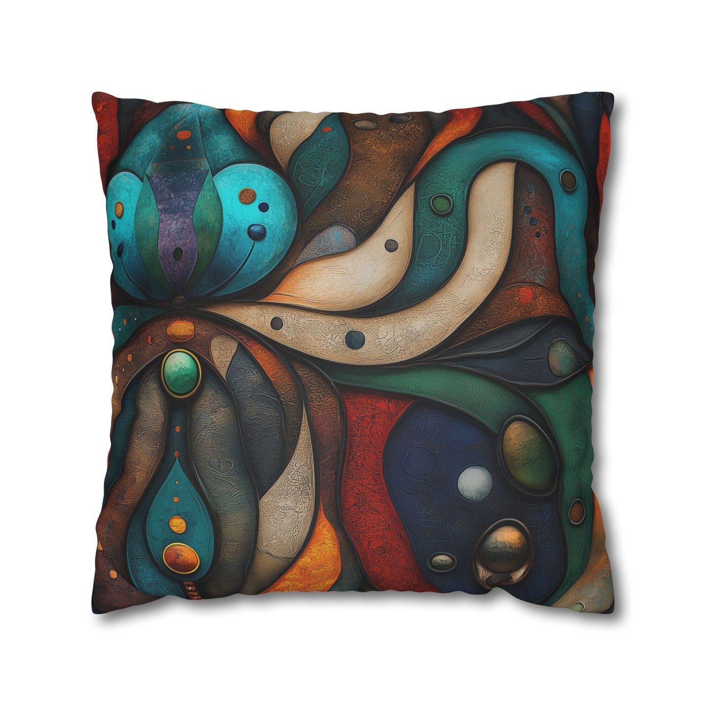 Celestial Dance - Square Polyester Pillowcase