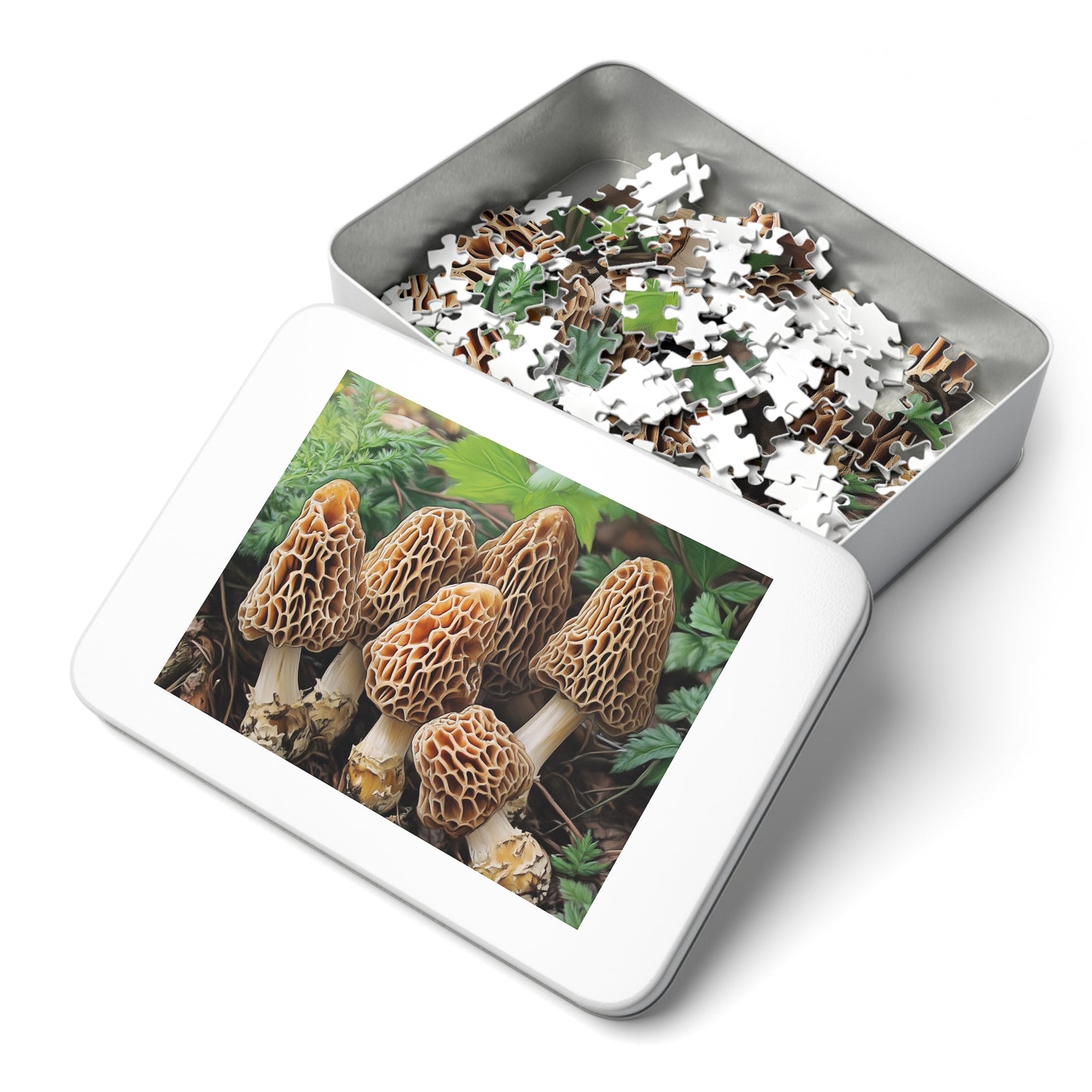 Priest Lake Morel Mushroom Jigsaw Puzzle