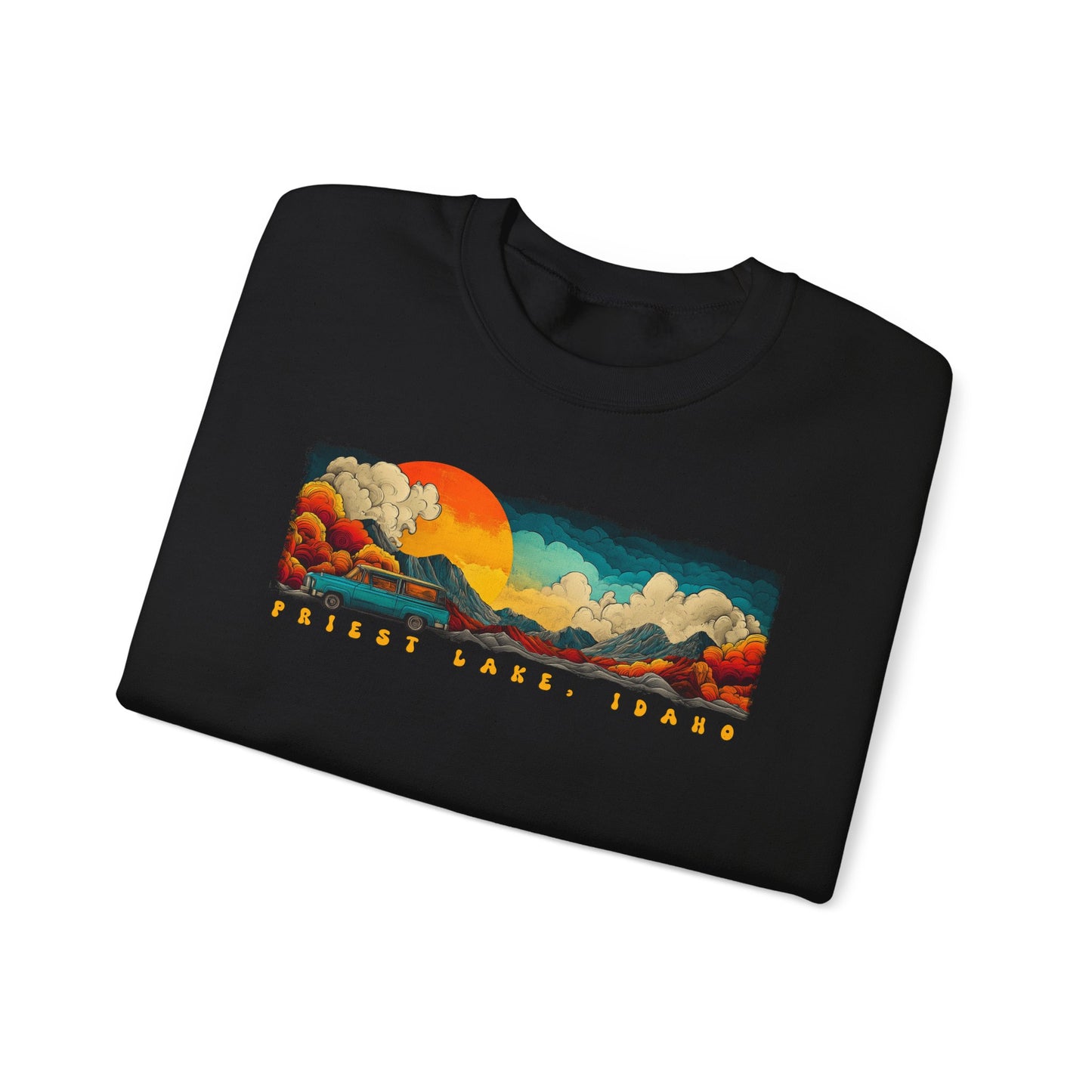 Priest Lake Vacation Crewneck Sweatshirt