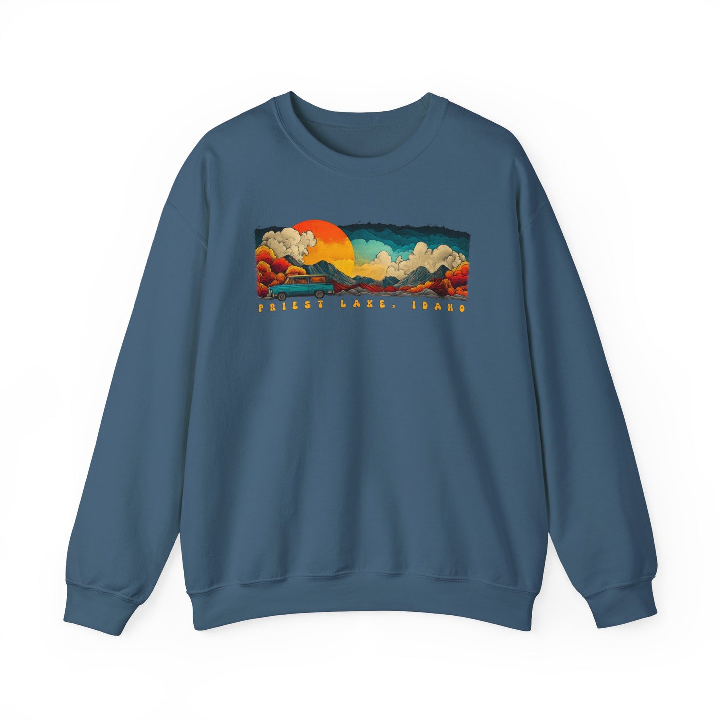 Priest Lake Vacation Crewneck Sweatshirt