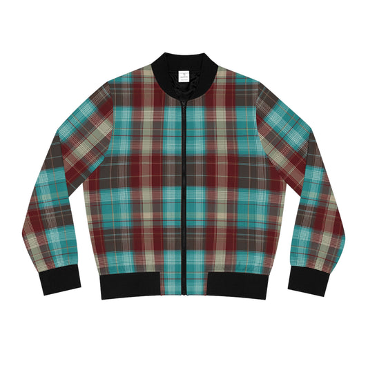Copy of Deep Plaid  Bomber