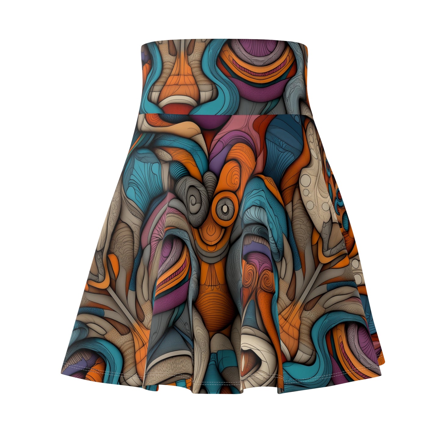 Dreamweaver's Mask - Skater Skirt