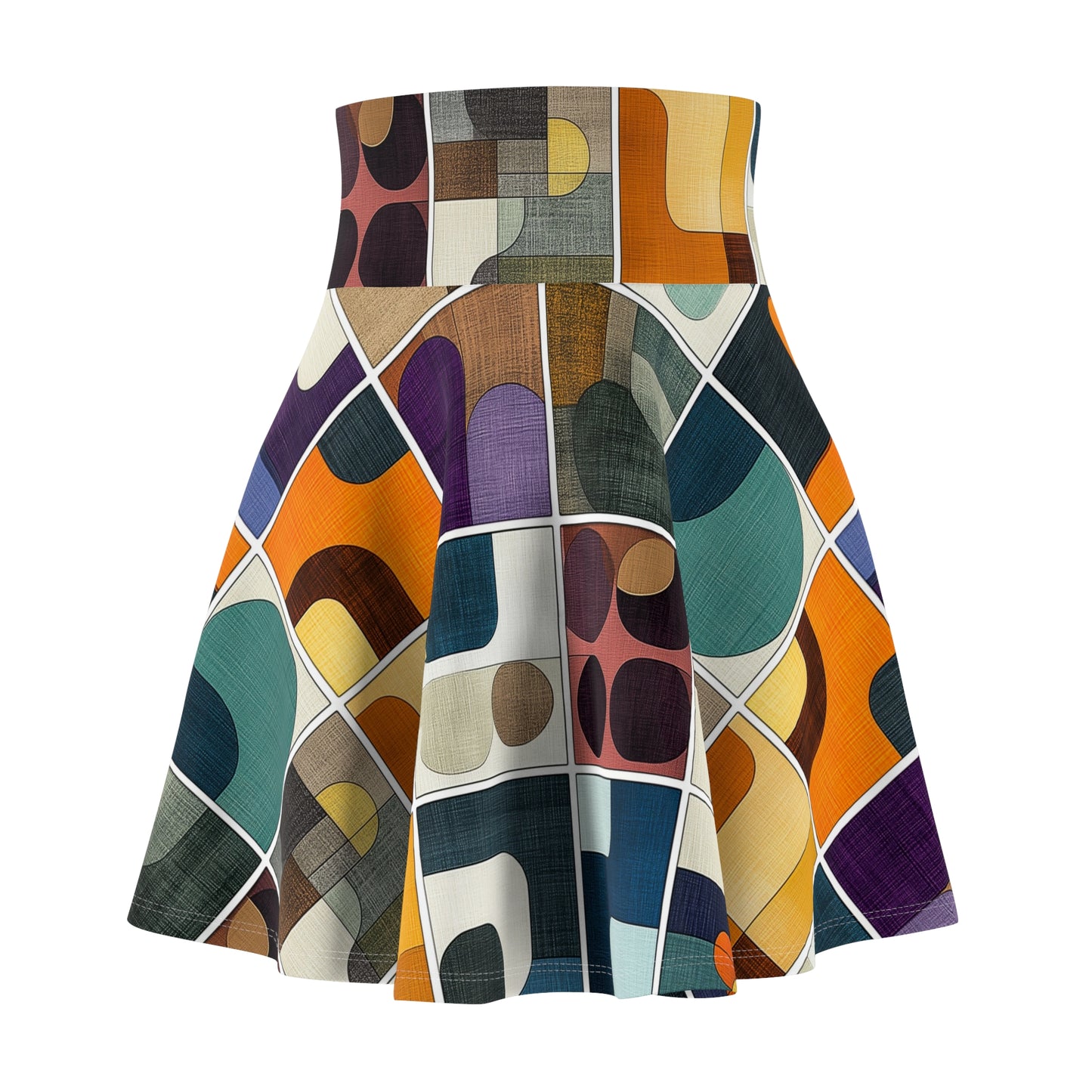 Geometric Bliss - Skater Skirt