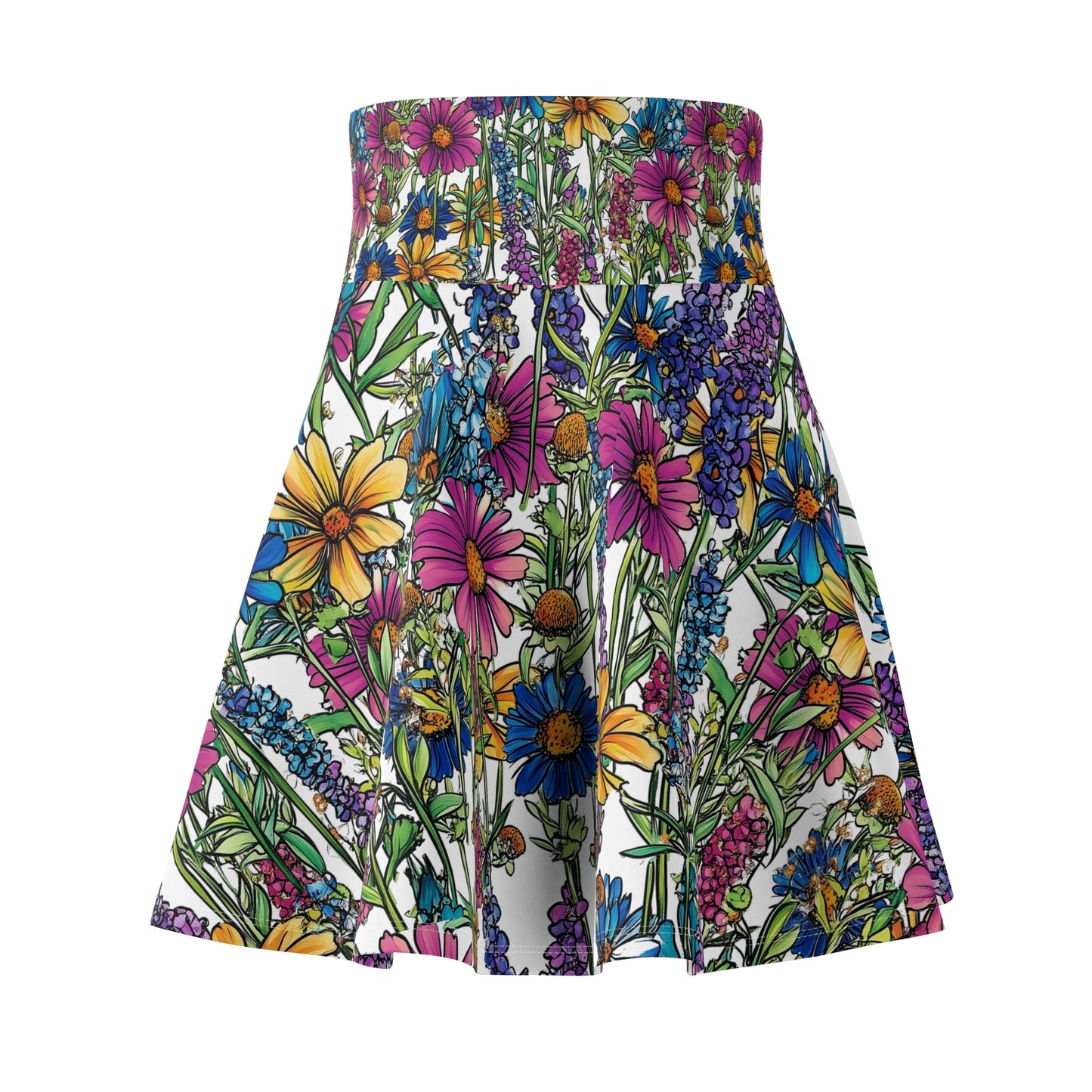 Priest Lake Wildflower Women's Skater Skirt #1