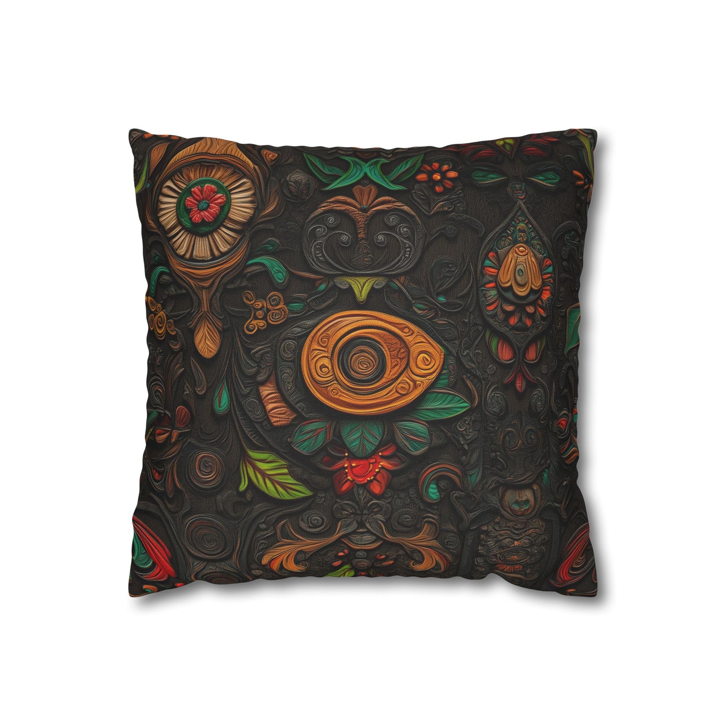 Organic Oasis - Square Polyester Pillowcase