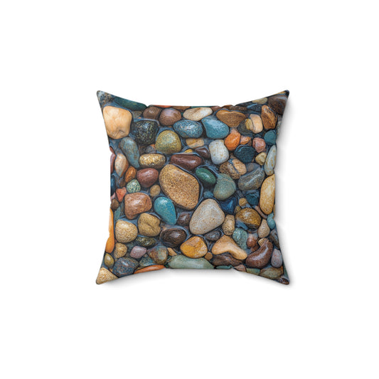 Upper Priest Pebbles Polyester Pillow