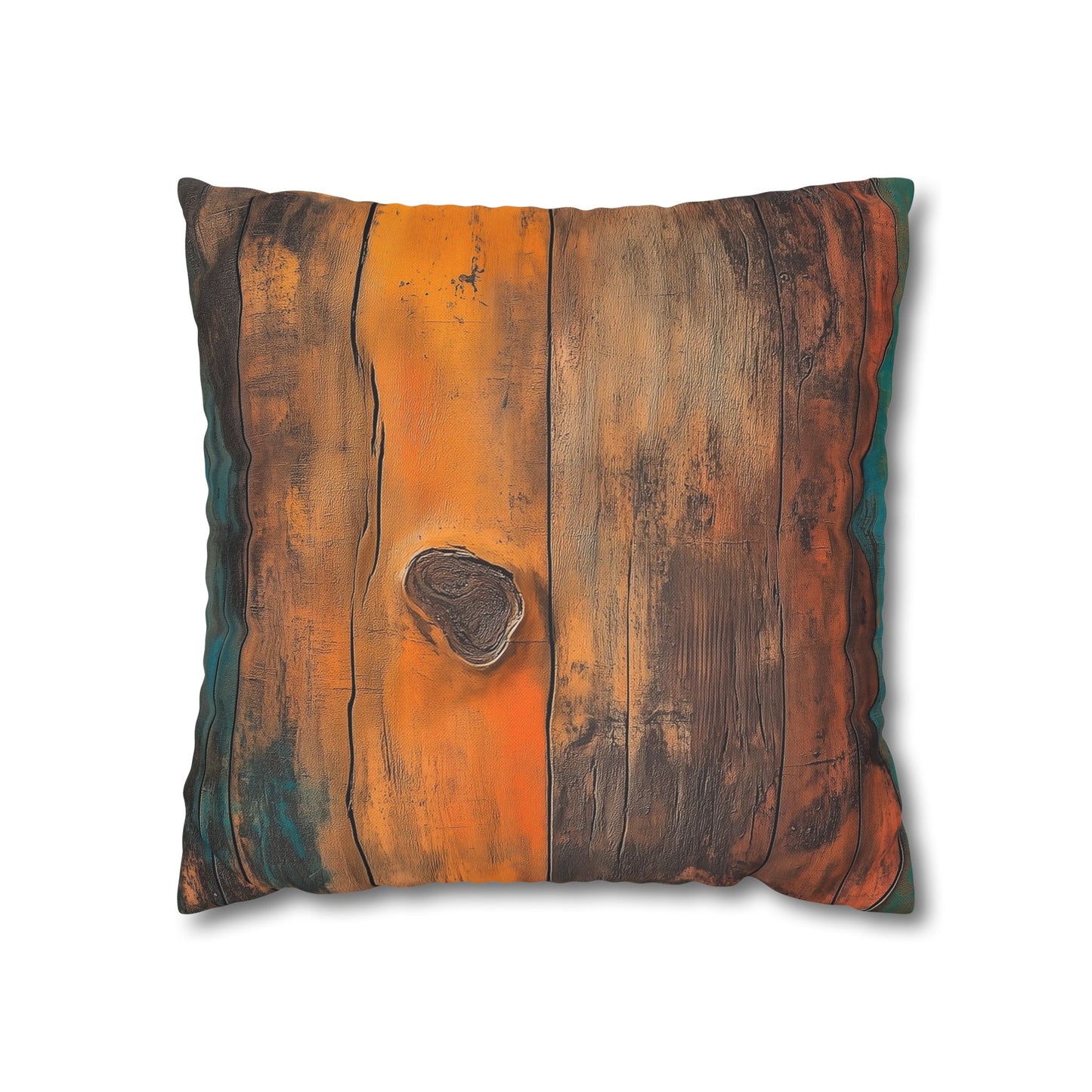 Vibrant Decay - Square Polyester Pillowcase