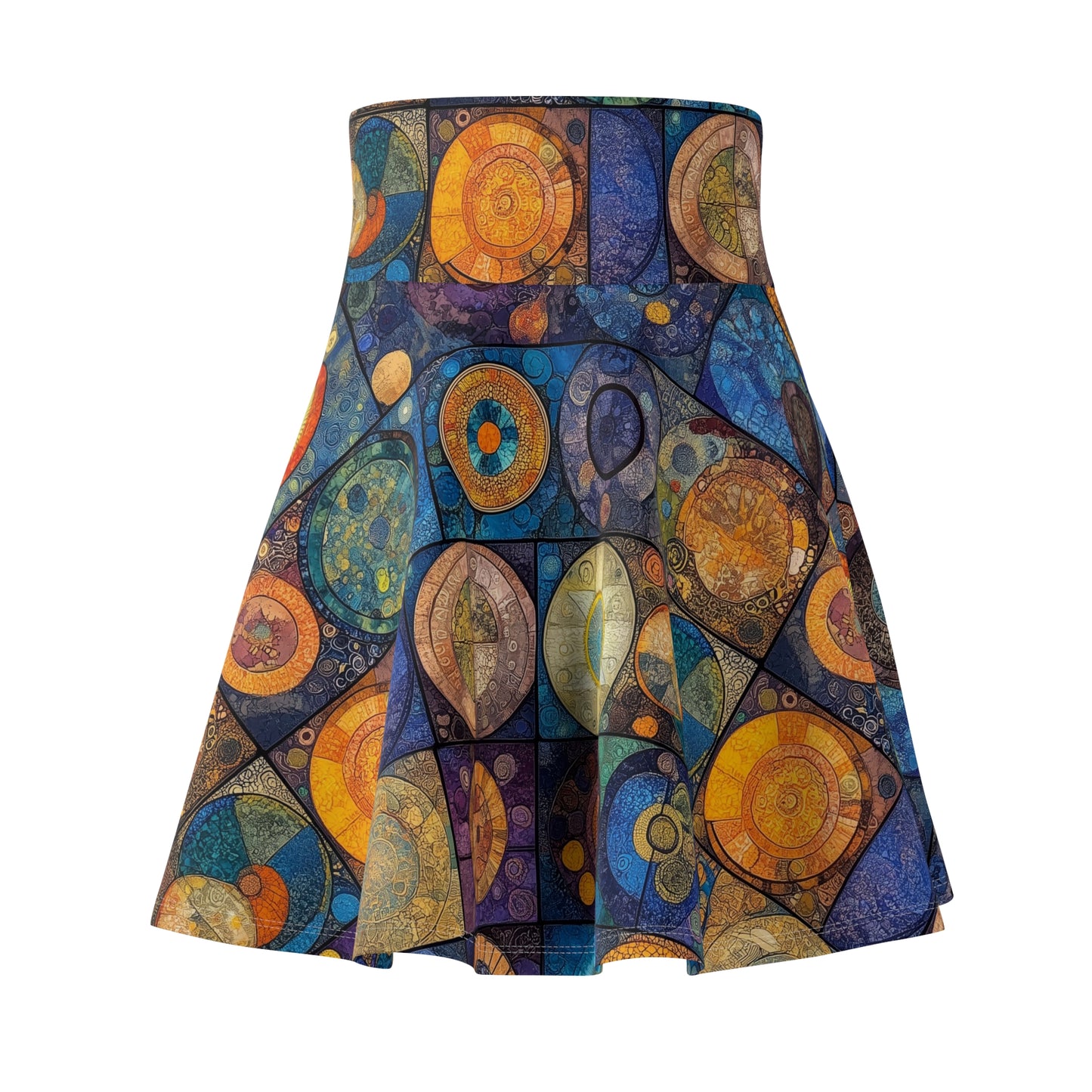 Cosmic Mosaic - Skater Skirt