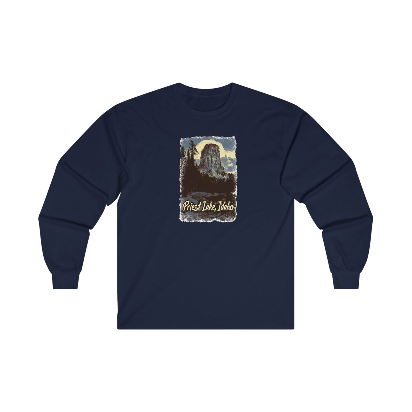 Chimney Rock of Priest Lake Ultra Cotton Long Sleeve T-shirt