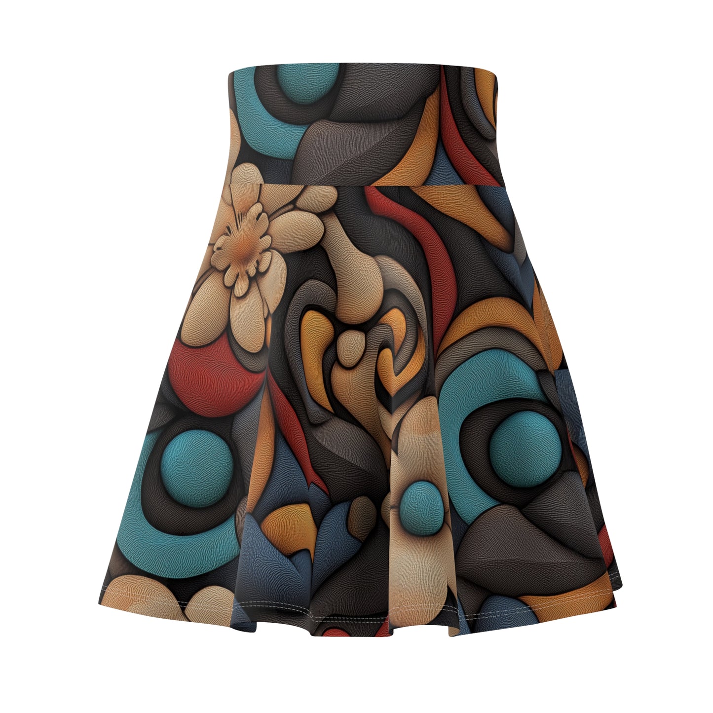 Organic Swirls - Skater Skirt