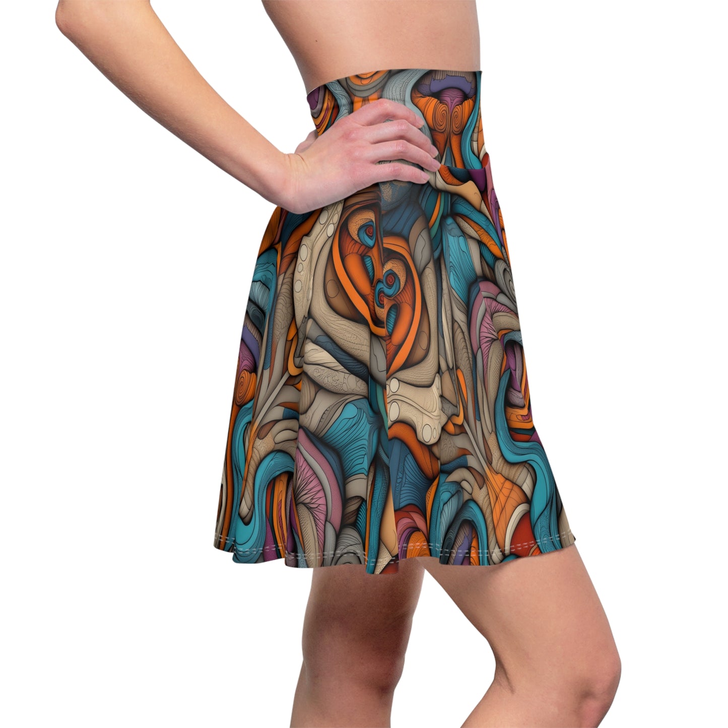 Dreamweaver's Mask - Skater Skirt