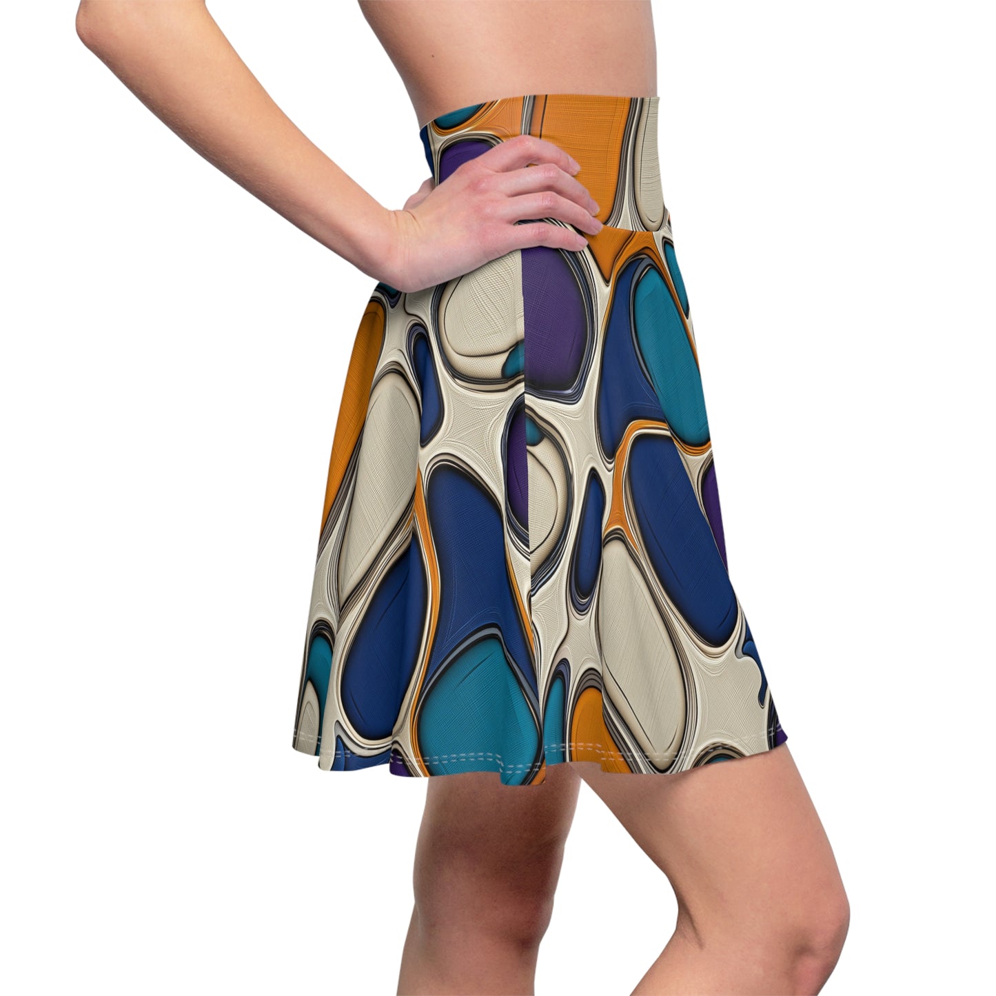 Mid-Century Kaleidoscope - Skater Skirt