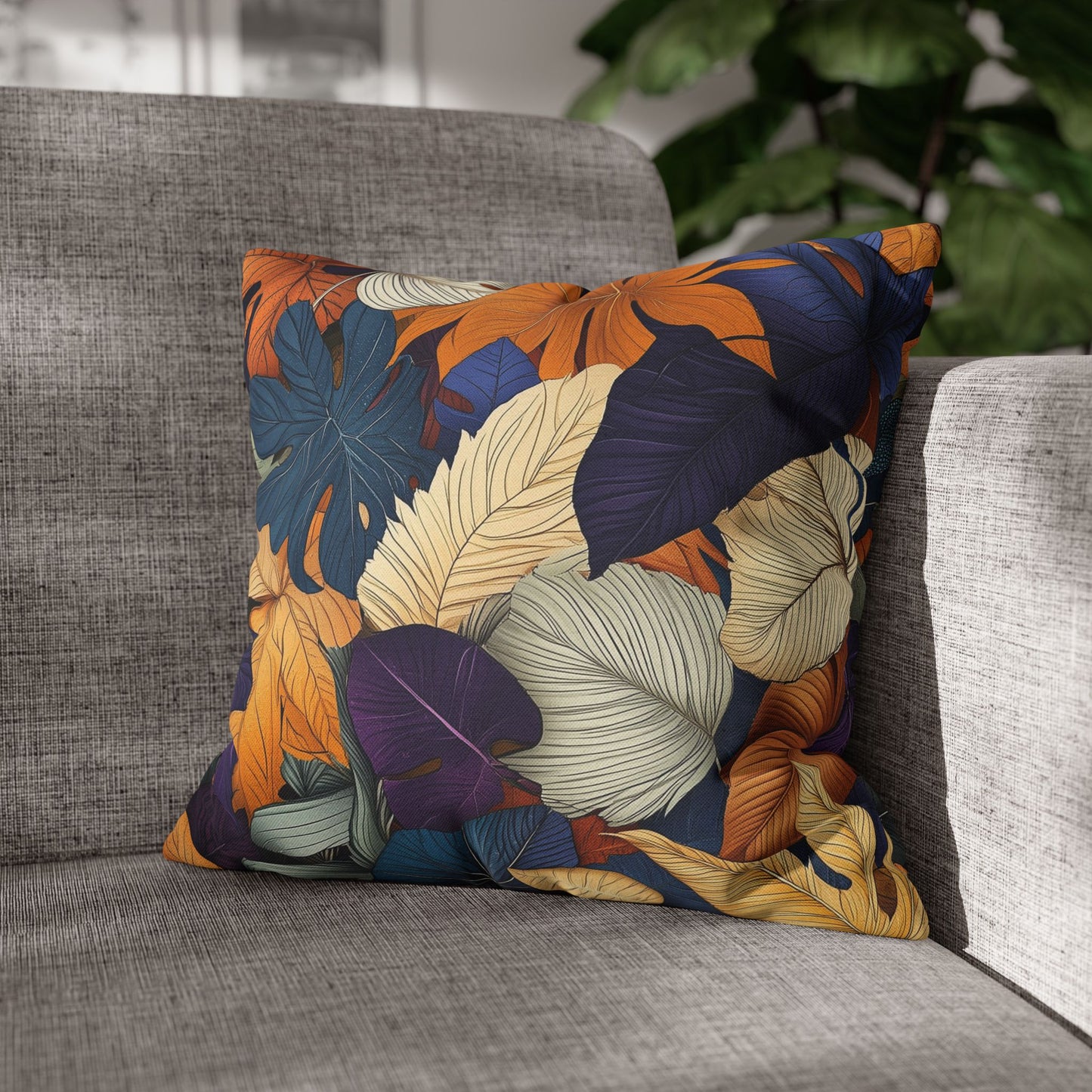 Tropical Tapestry- Square Polyester Pillowcase