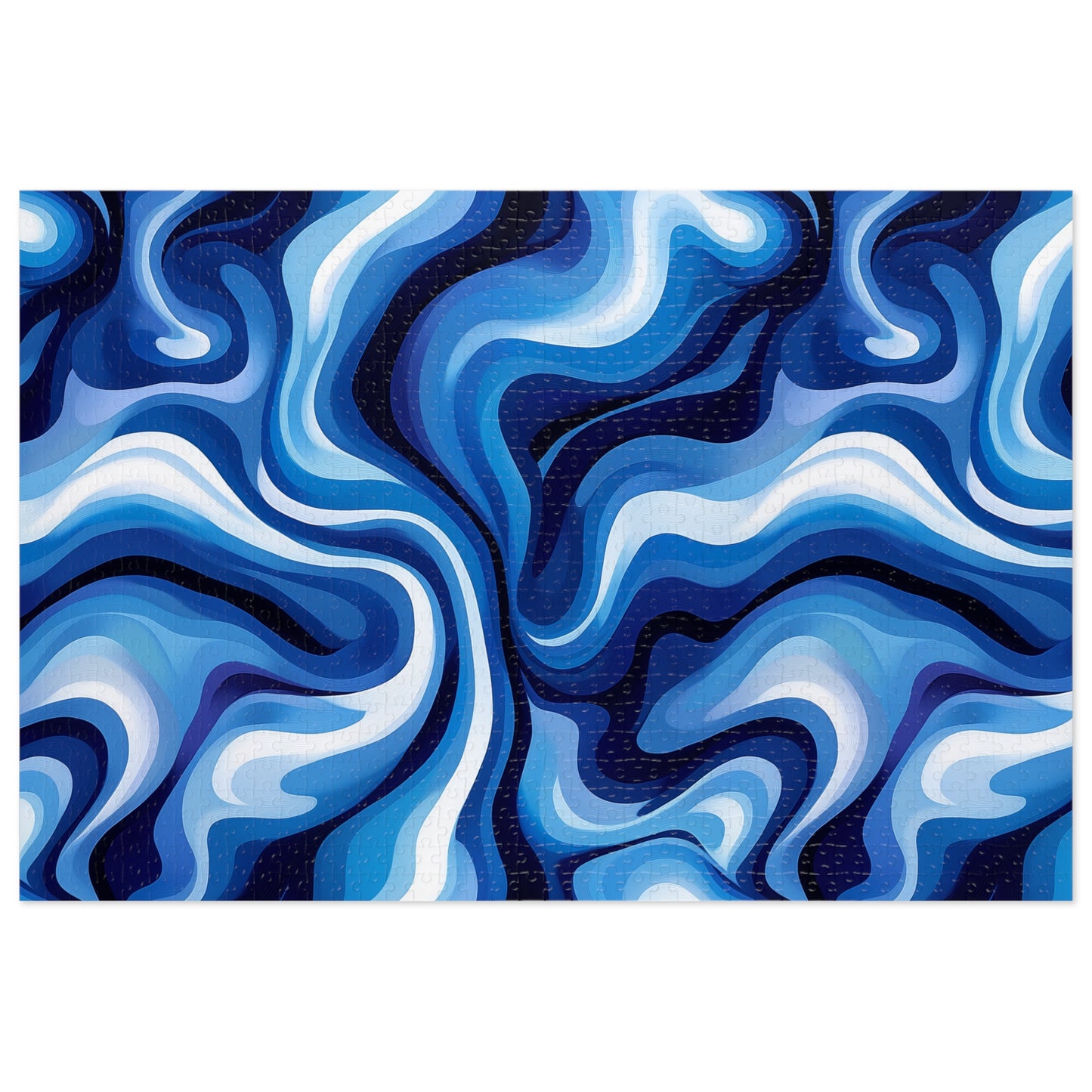 Blue Swirlino 5 Jigsaw Puzzle (1000 Piece)