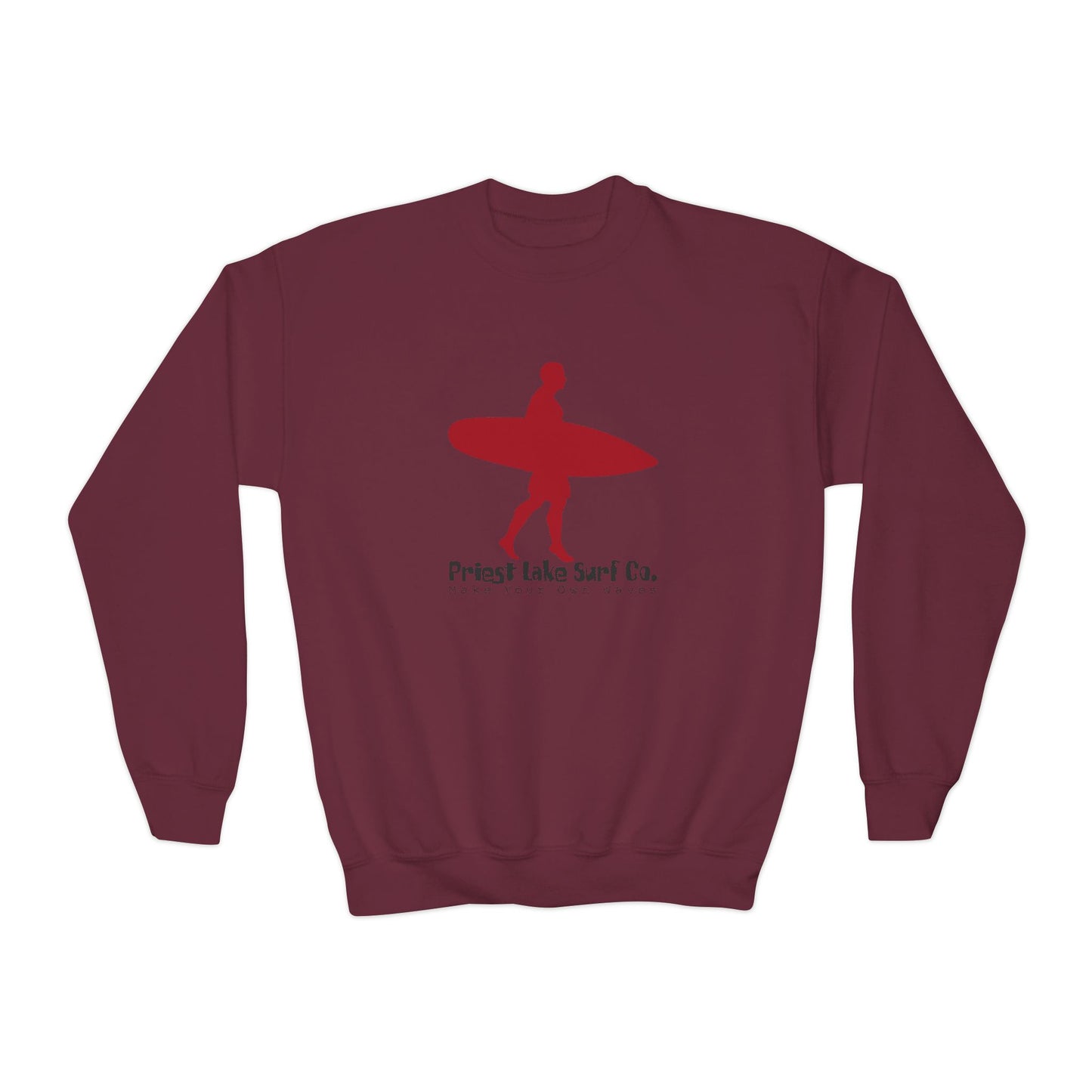 Priest Lake Surf Co. Youth Crewneck Sweatshirt