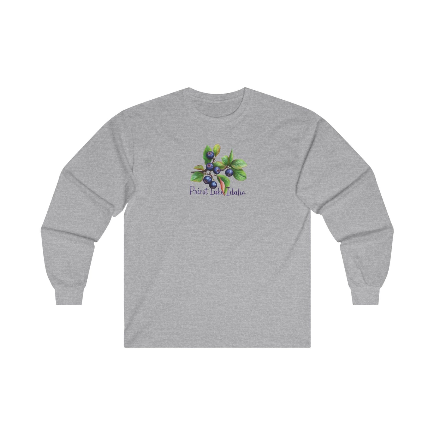 Priest Lake Huckleberry Ultra Cotton Long Sleeve T-shirt