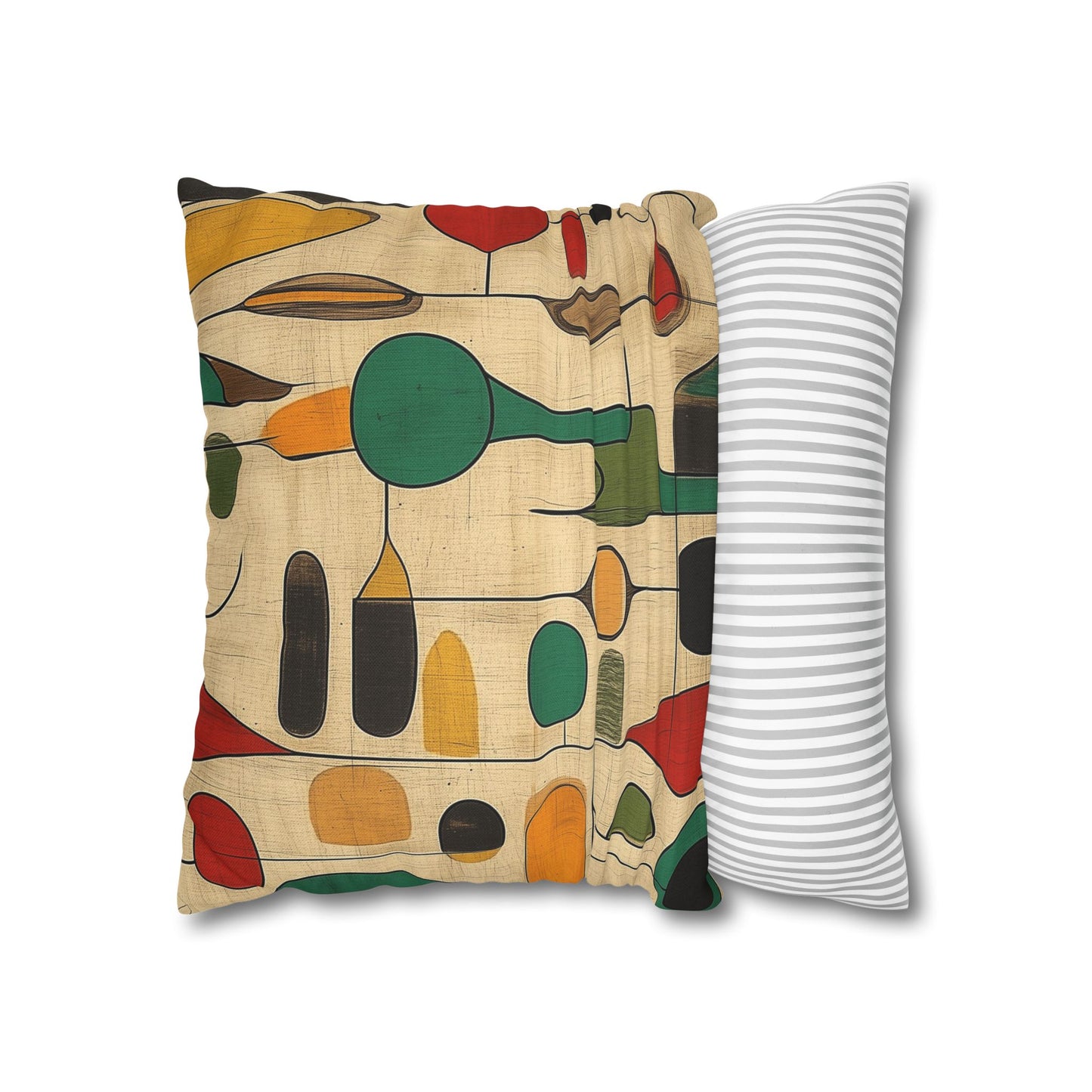 Organic Opus - Square Polyester Pillowcase