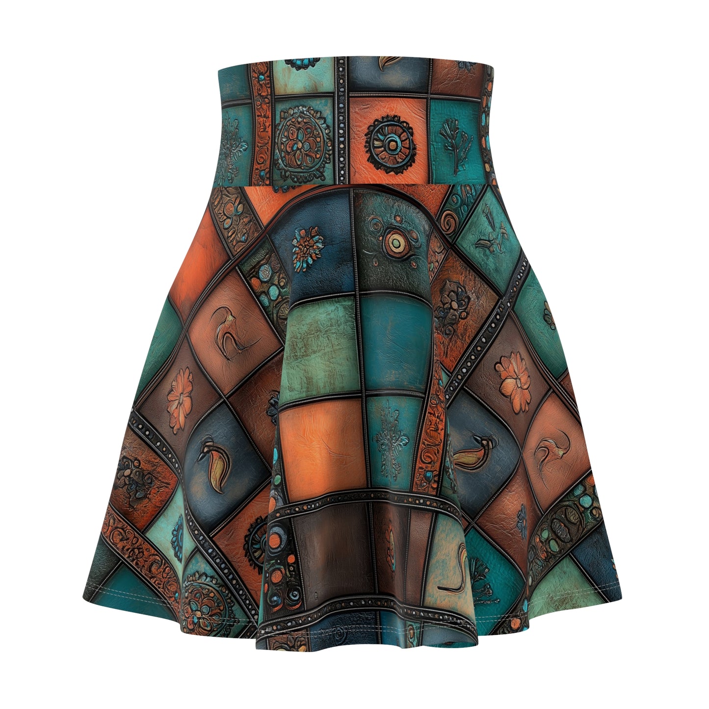 Textured Tapestry - Skater Skirt