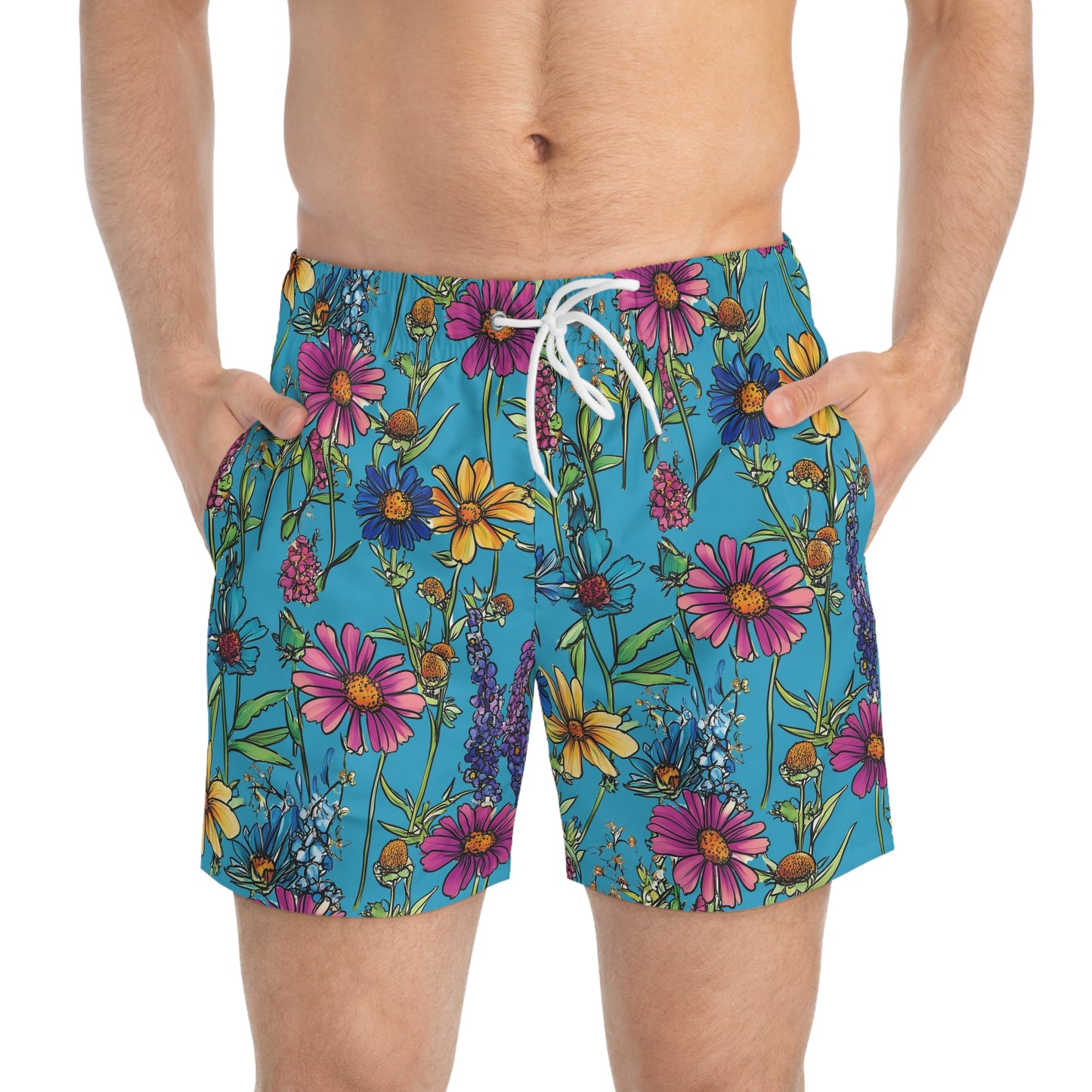 Wild Flower Priest Lake Swim Trunks