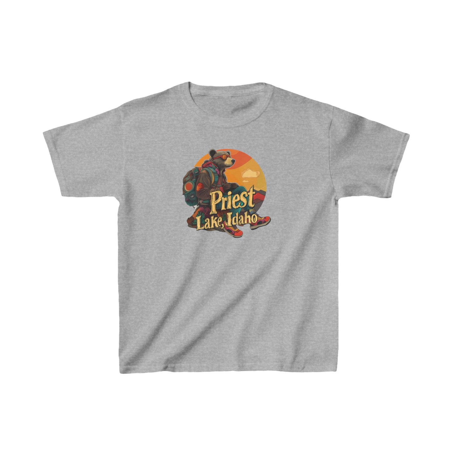 Hiker Bear 1 Kids T-shirt