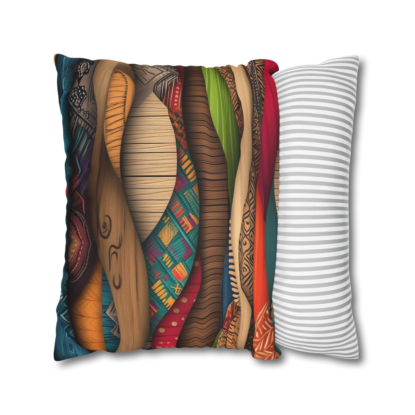 Rippling Cultures - Square Polyester Pillowcase