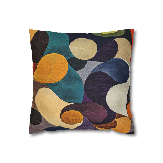 Cosmic Tapestry- Square Polyester Pillowcase