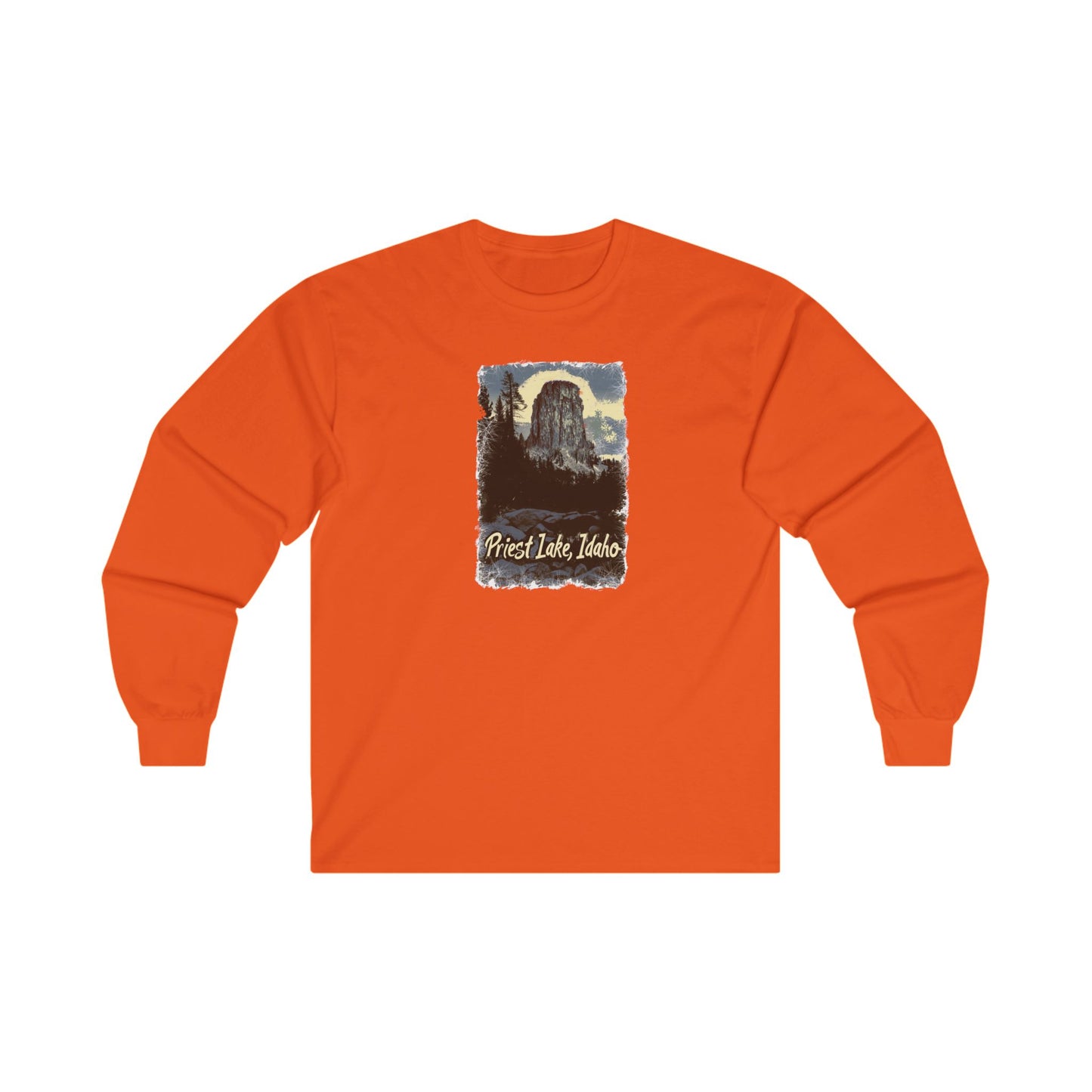 Chimney Rock of Priest Lake Ultra Cotton Long Sleeve T-shirt