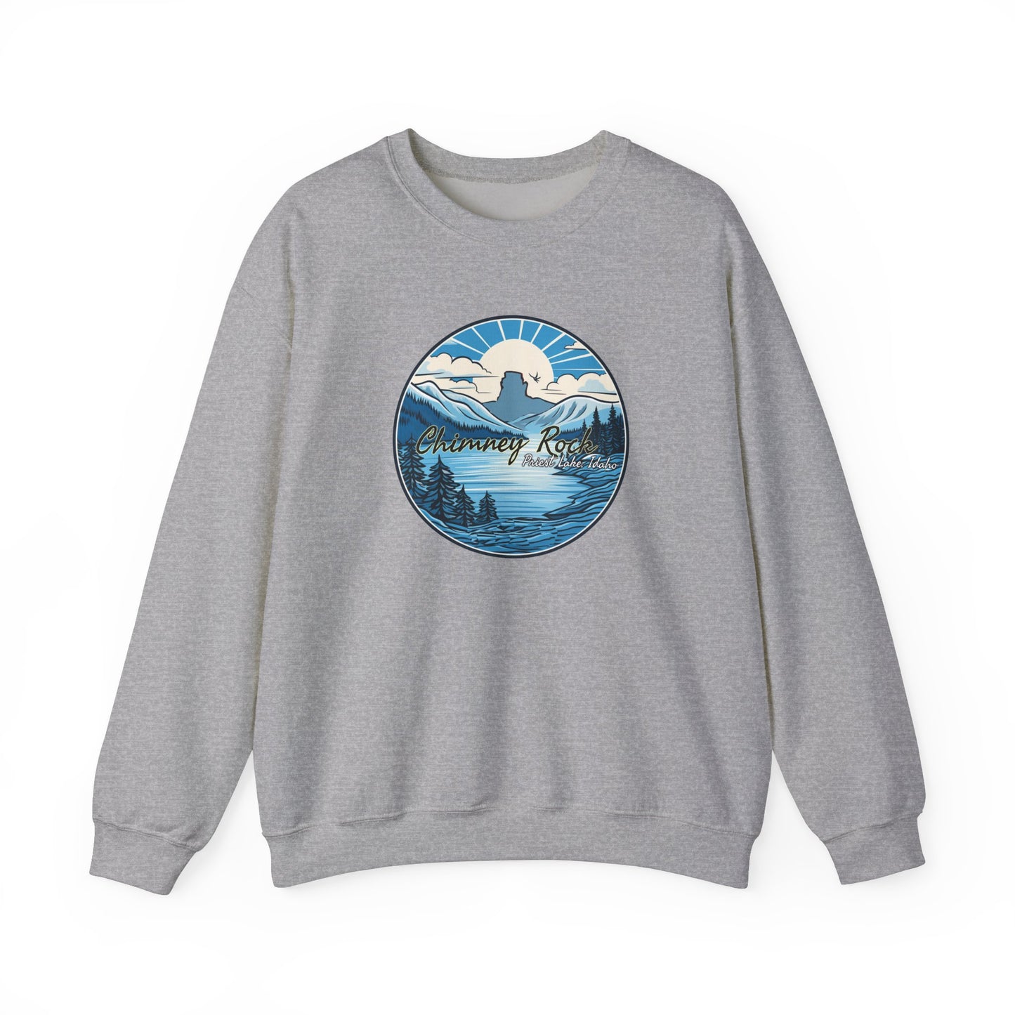 Blue Chimney Rock Unisex Heavy Blend™ Crewneck Sweatshirt