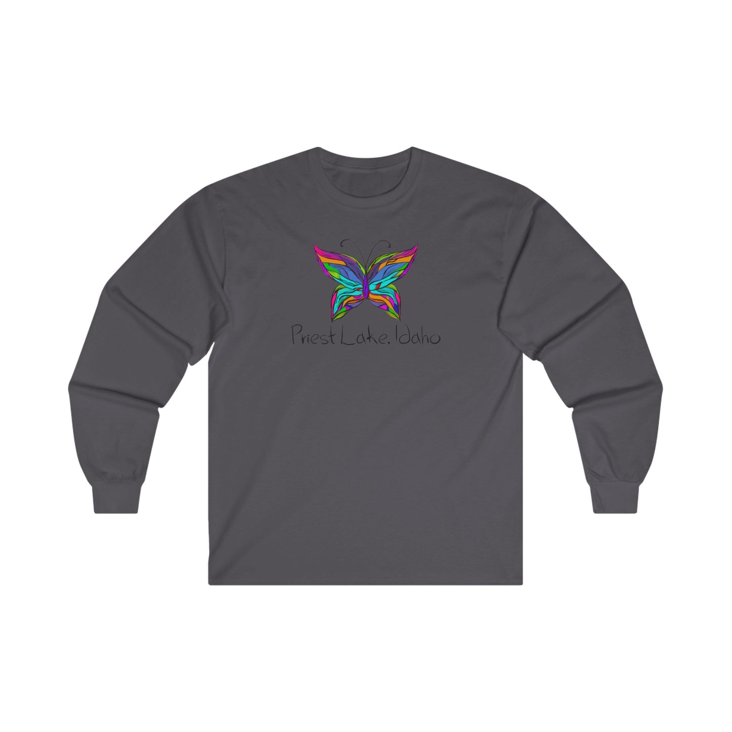 Priest Lake Butterfly Ultra Cotton Long Sleeve T-shirt