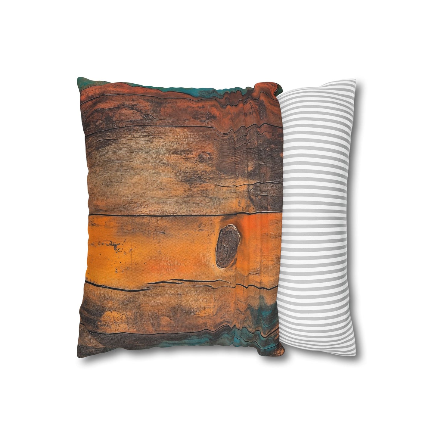 Vibrant Decay - Square Polyester Pillowcase