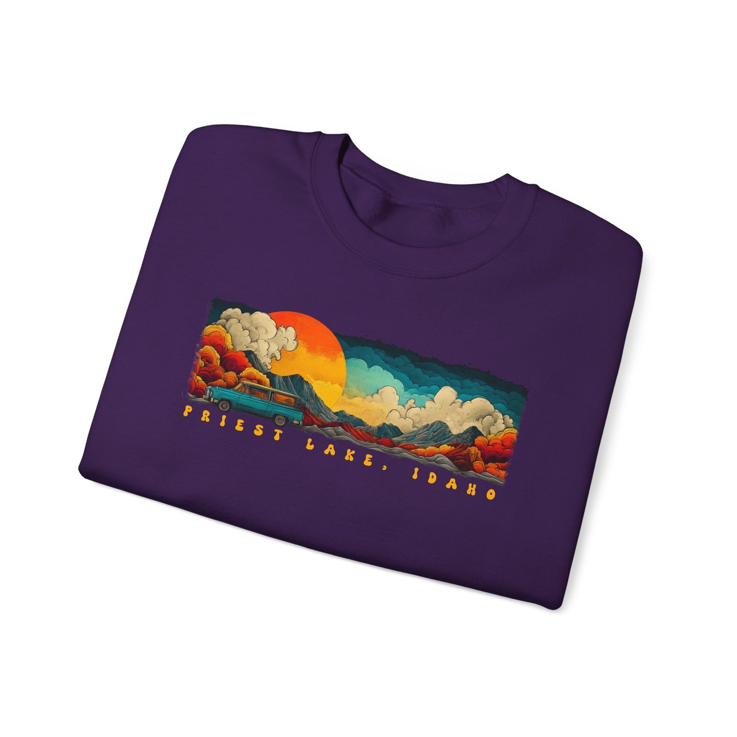 Priest Lake Vacation Crewneck Sweatshirt