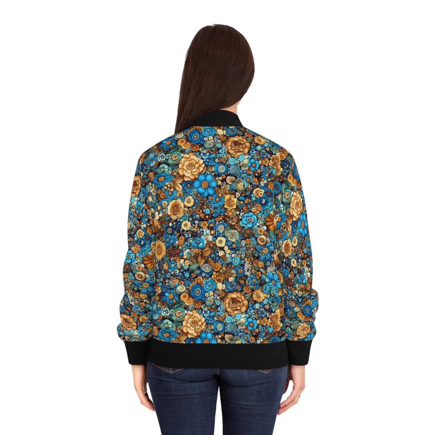 Country Floral Bomber