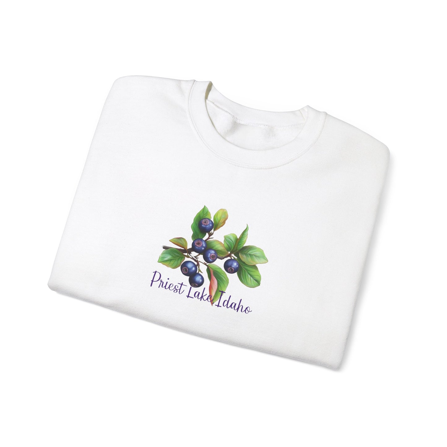 Priest Lake Huckleberry Unisex Heavy Blend™ Crewneck Sweatshirt