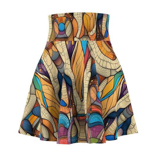 Fluid Fantasia - Skater Skirt