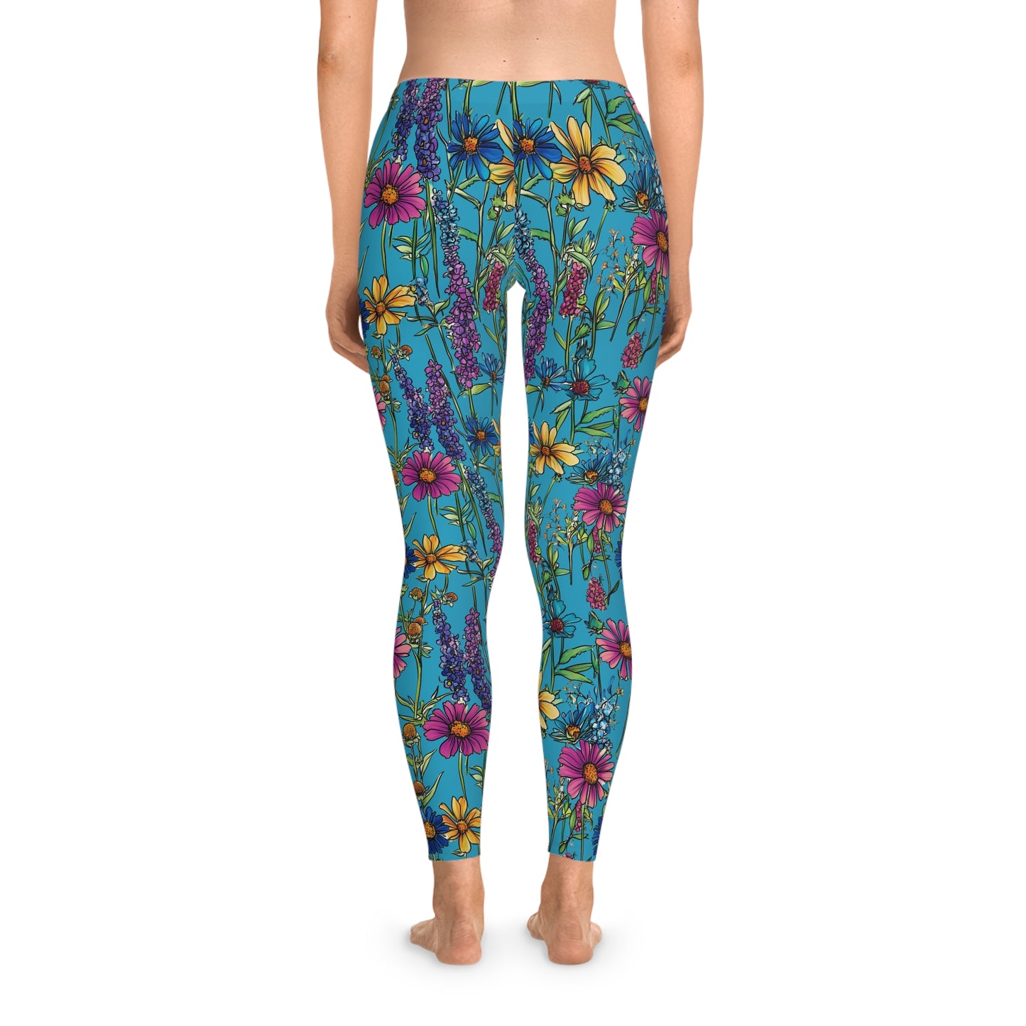 Priest Lake Wildflower Stretchy Leggings