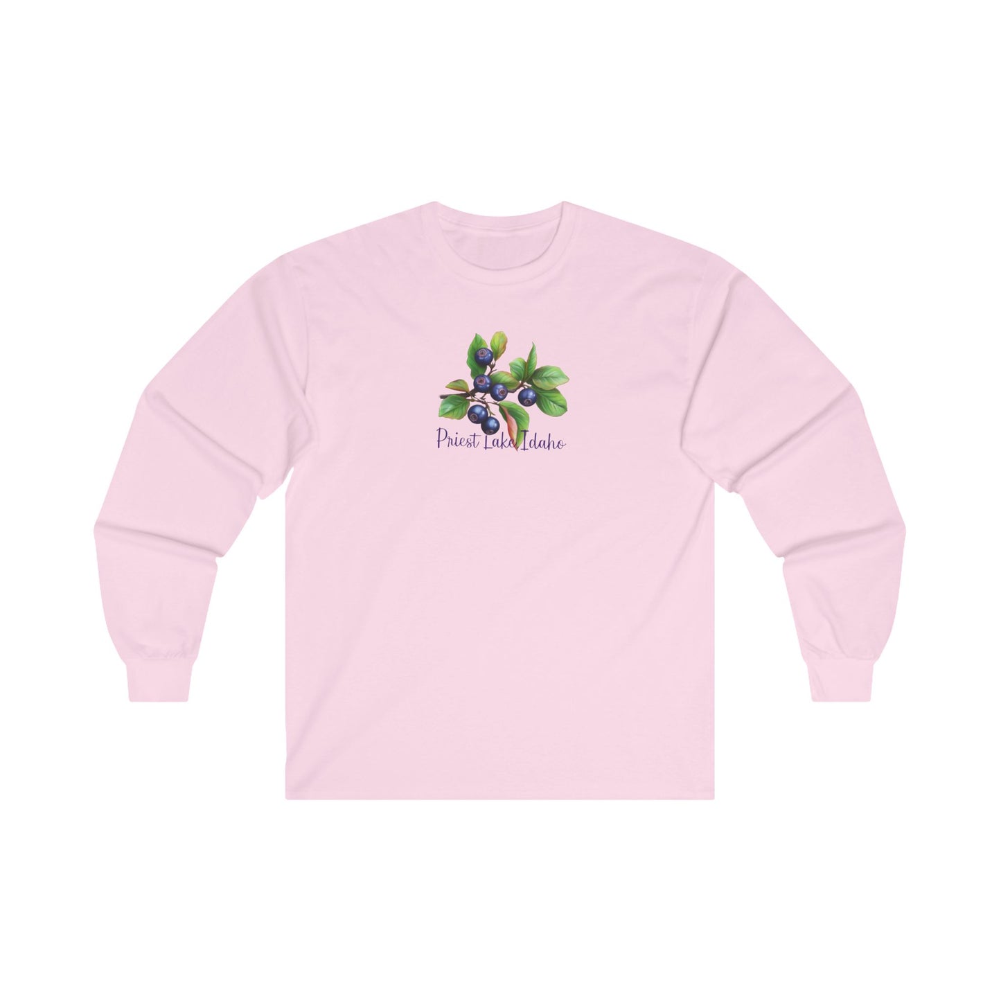 Priest Lake Huckleberry Ultra Cotton Long Sleeve T-shirt