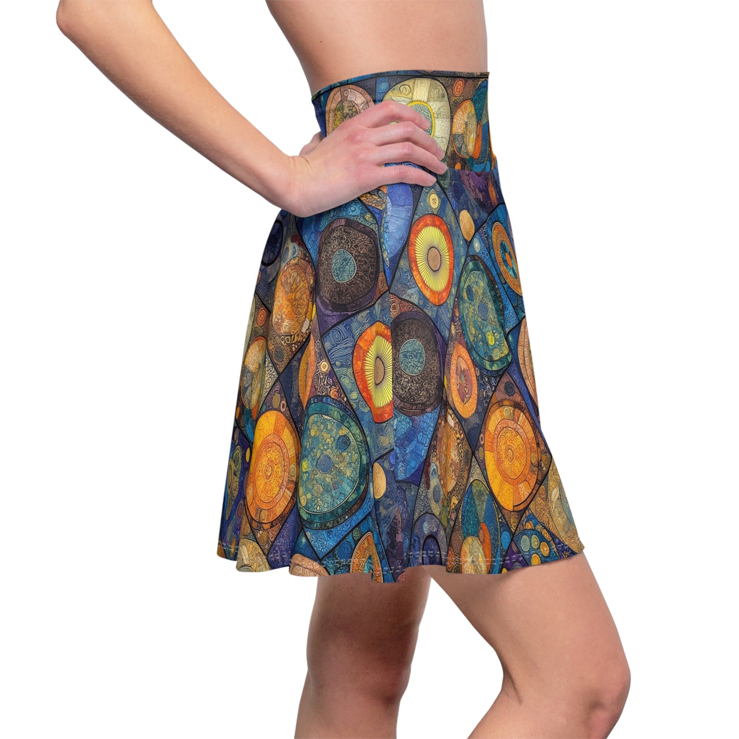Cosmic Mosaic Skater Skirt