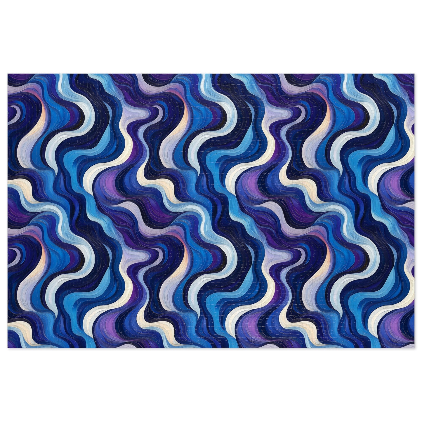 Blue Swirlino Jigsaw Puzzle 9