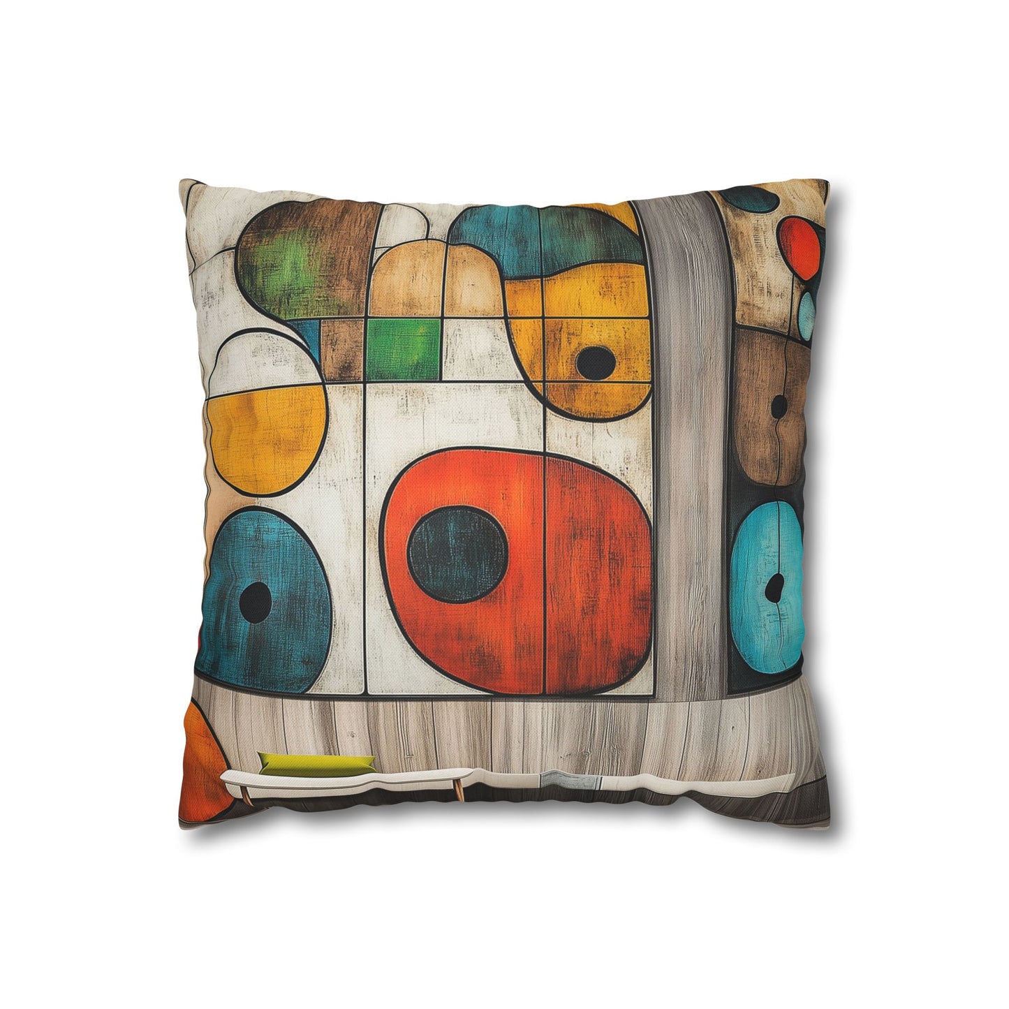 Geometric Ecstasy - Square Polyester Pillowcase