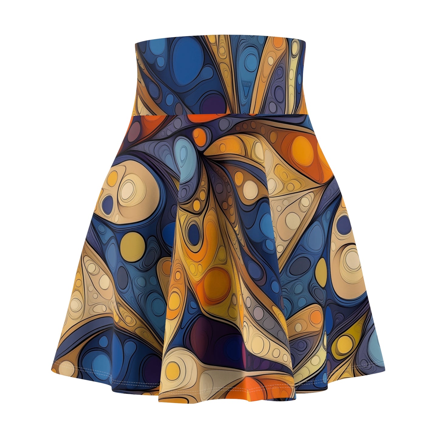 Cosmic Cellular Symphony - Skater Skirt