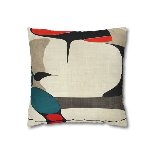 Organic Harmony - Square Polyester Pillowcase