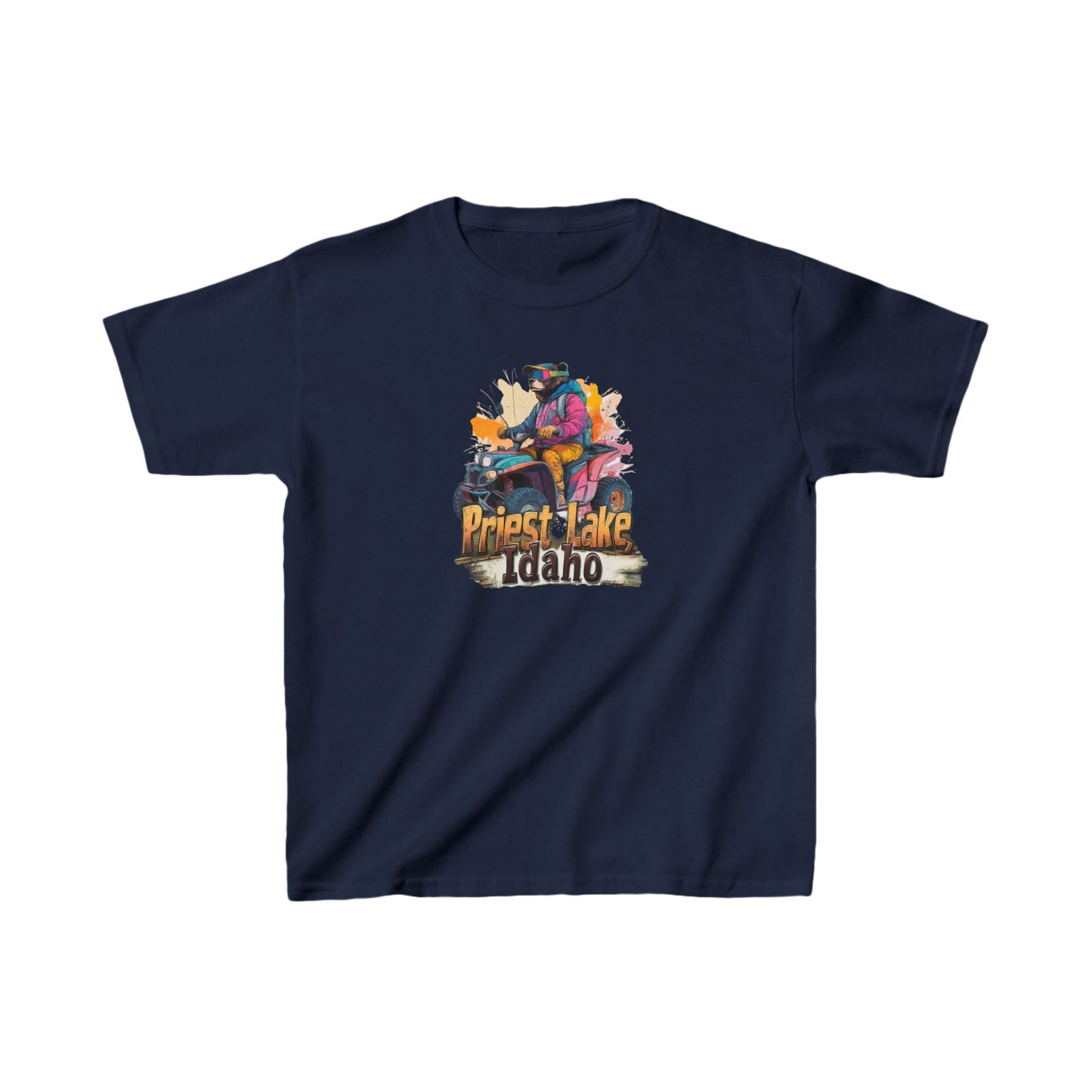 Priest Lake Bear Quad 1 Kids T-shirt