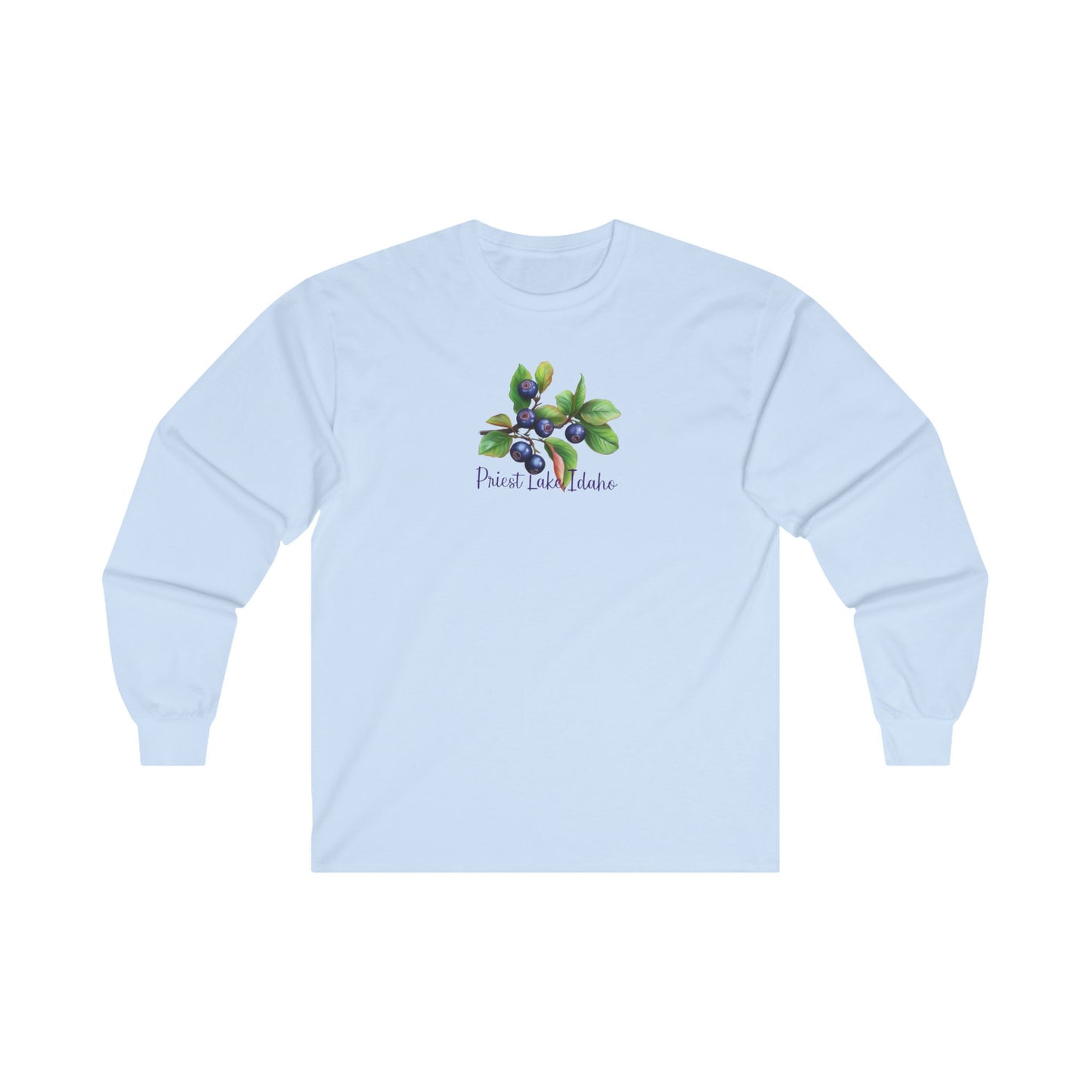 Priest Lake Huckleberry Ultra Cotton Long Sleeve T-shirt