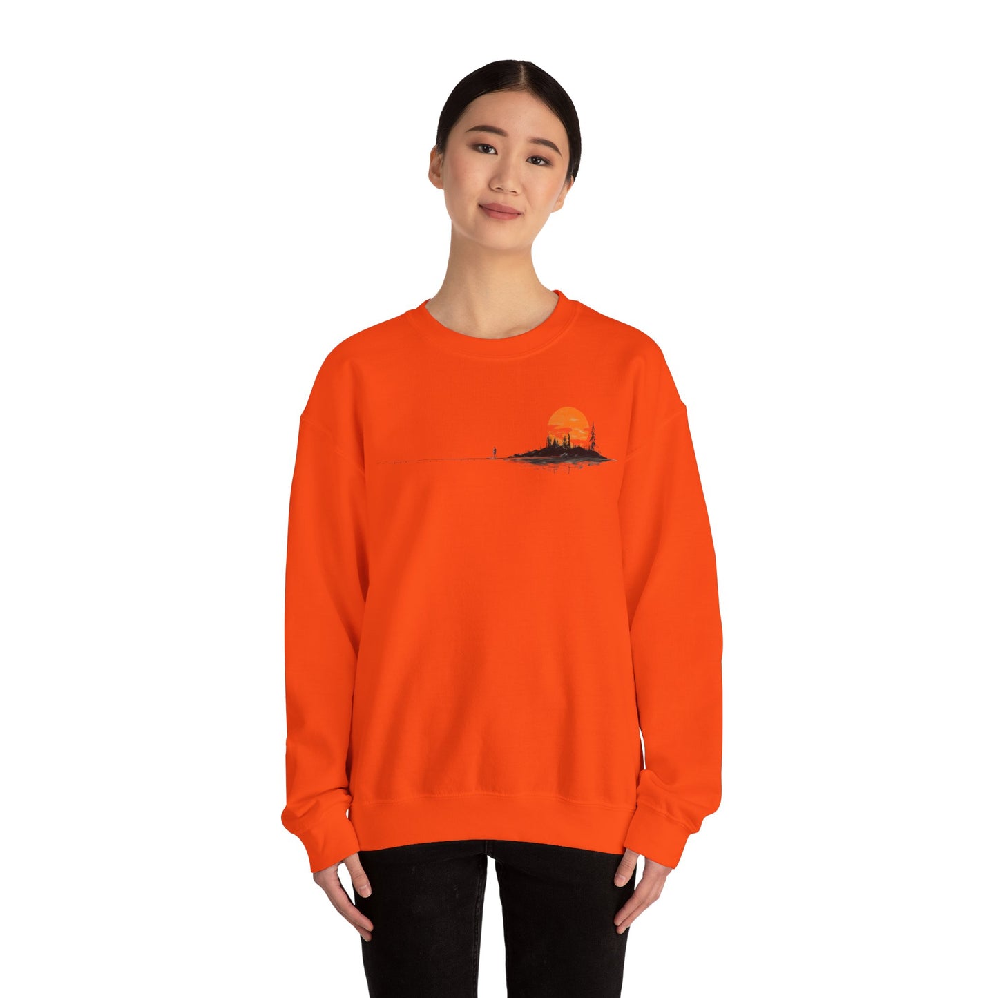 Priest Lake Paddleboard 1 Heavy Blend™ Crewneck Sweatshirt