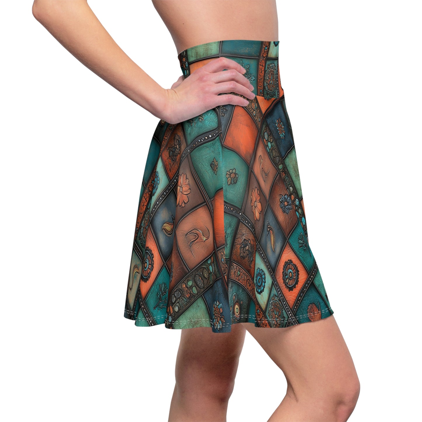 Textured Tapestry - Skater Skirt