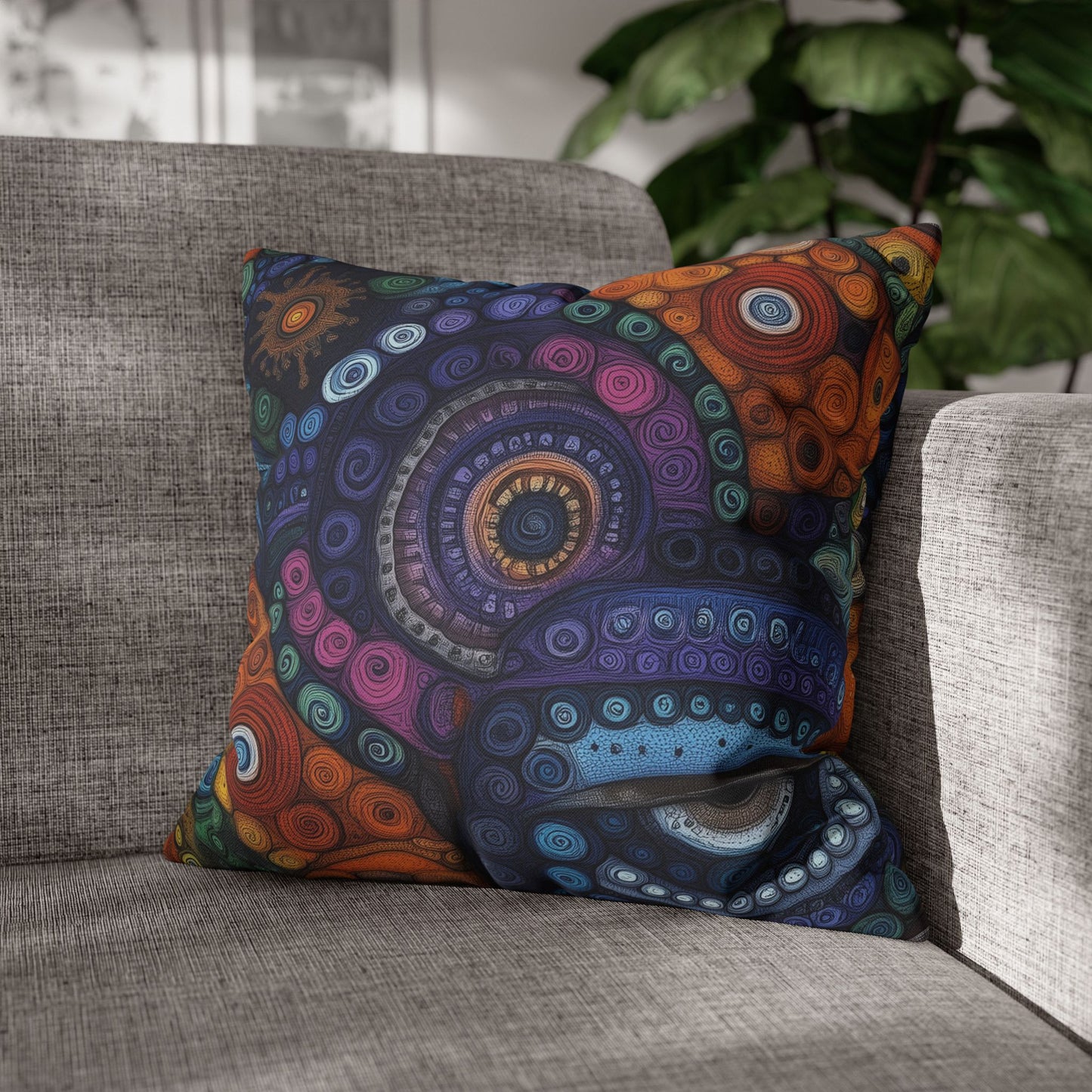 Cosmic Daydream- Square Polyester Pillowcase