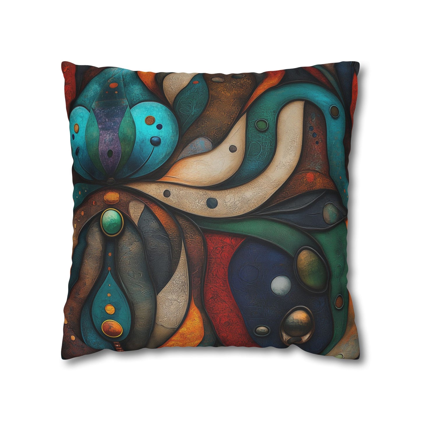 Celestial Dance - Square Polyester Pillowcase