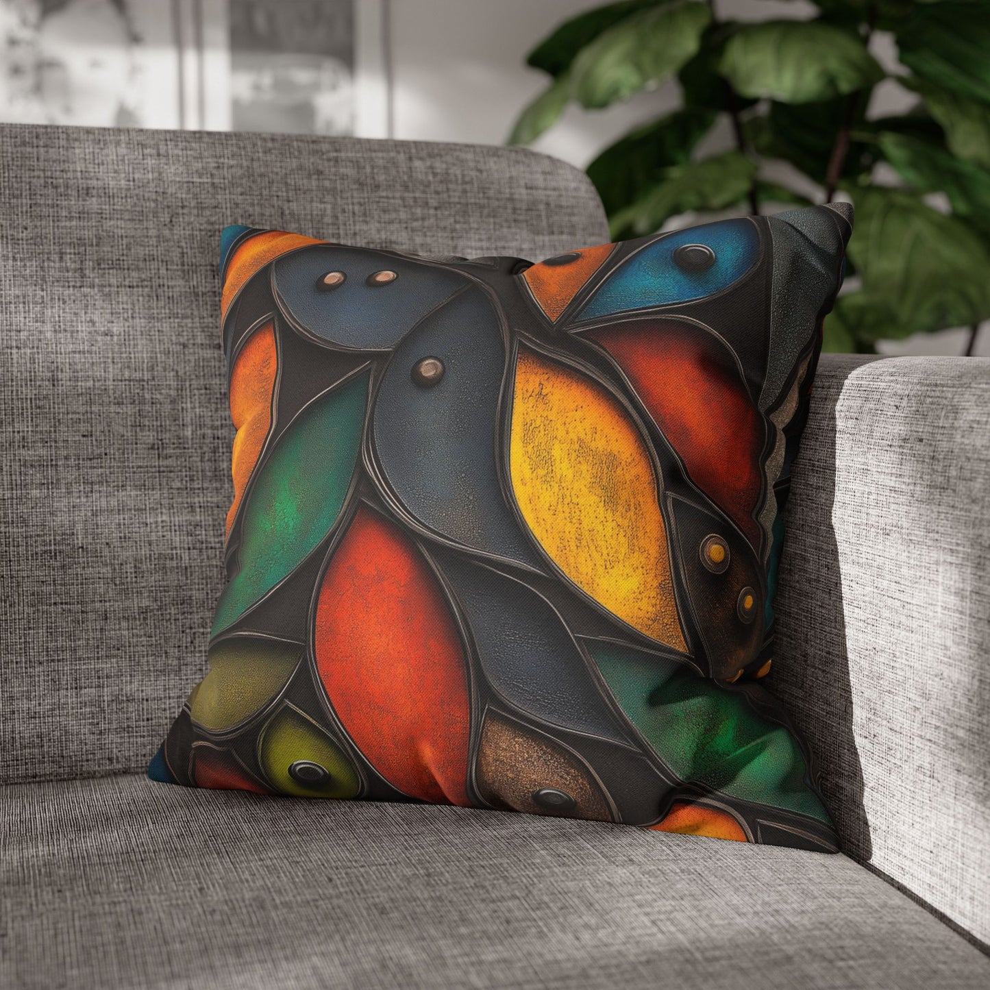 Leaf Symphony - Square Polyester Pillowcase