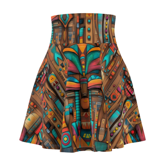 Spirit Totem - Skater Skirt